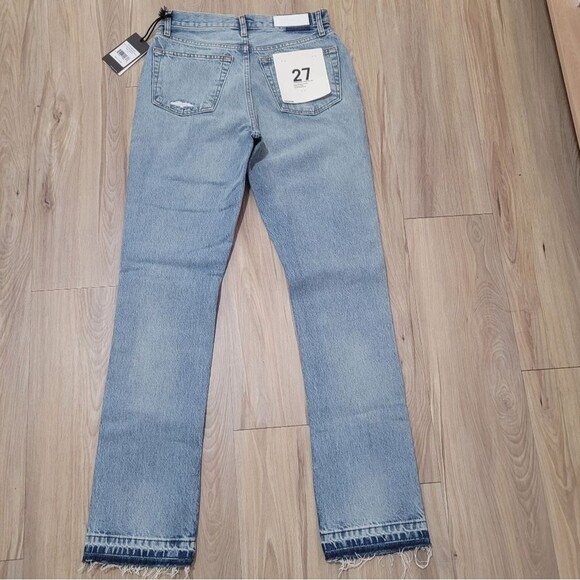 RE/DONE 70s High Rise Skinny Boot in Opal Indigo Size 27 - Picture 4 of 12